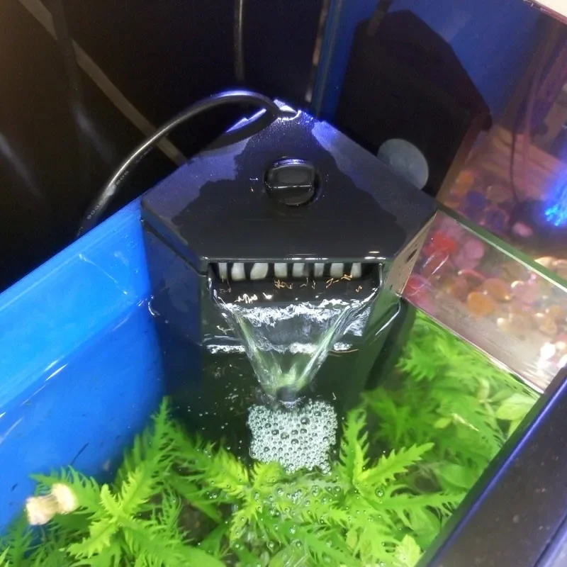 Aquarium Planted Filter - 거북이 탱크용 내부 필터, 저수위 음소거