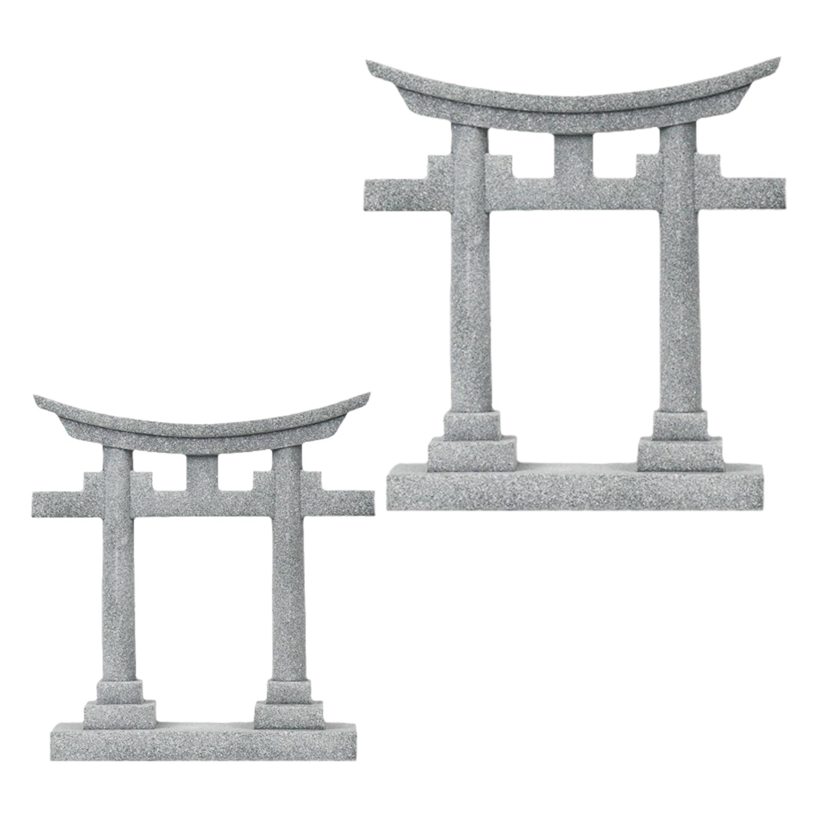 Planted Aquarium Models - 일본 도리이 게이트 신사 모델 입상