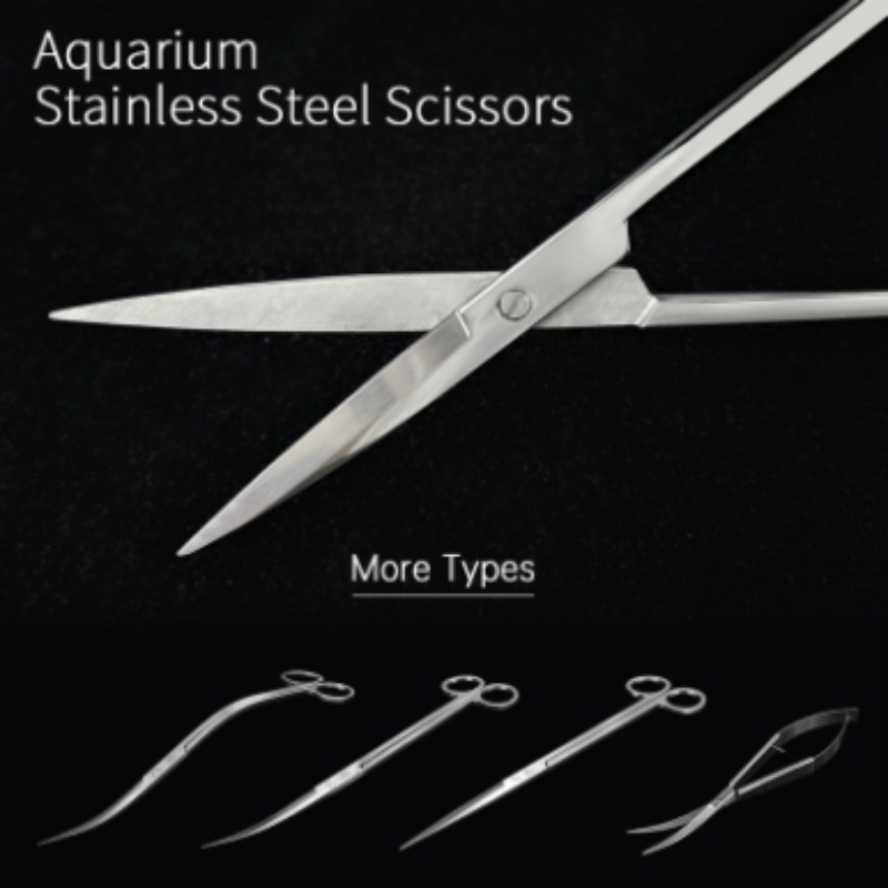 Aquarium Plant Utensils - 위크 아쿠아 스테인리스 스틸 수초 가위