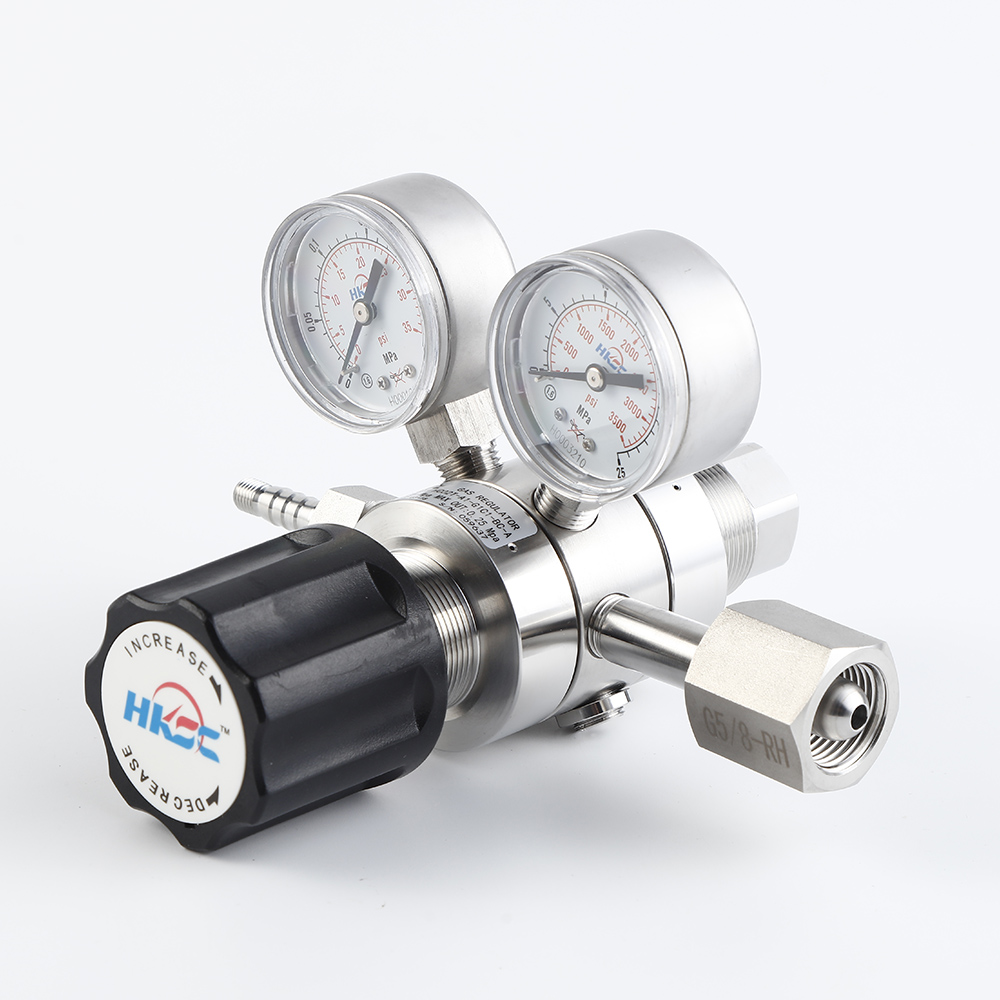 Co2 Regulator Dual Stage - 가정용 음료 디스펜싱 시스템용 이중 게이지