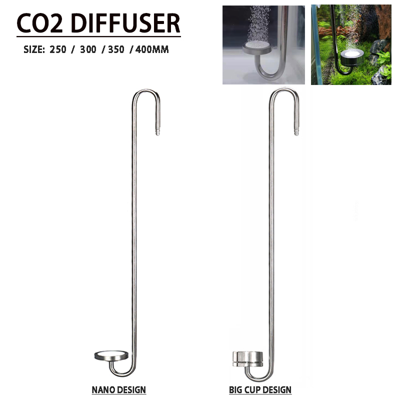 Planted Aquarium Materials - ZRDR 수족관 CO2 디퓨저 스테인레스 스틸