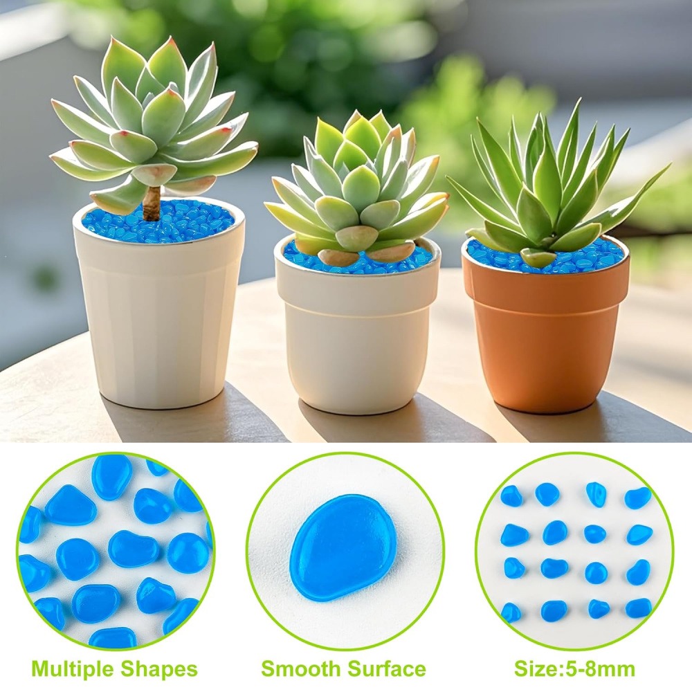 Planted Aquarium Materials - 100개 야광석 세트, 1cm 작은 발광