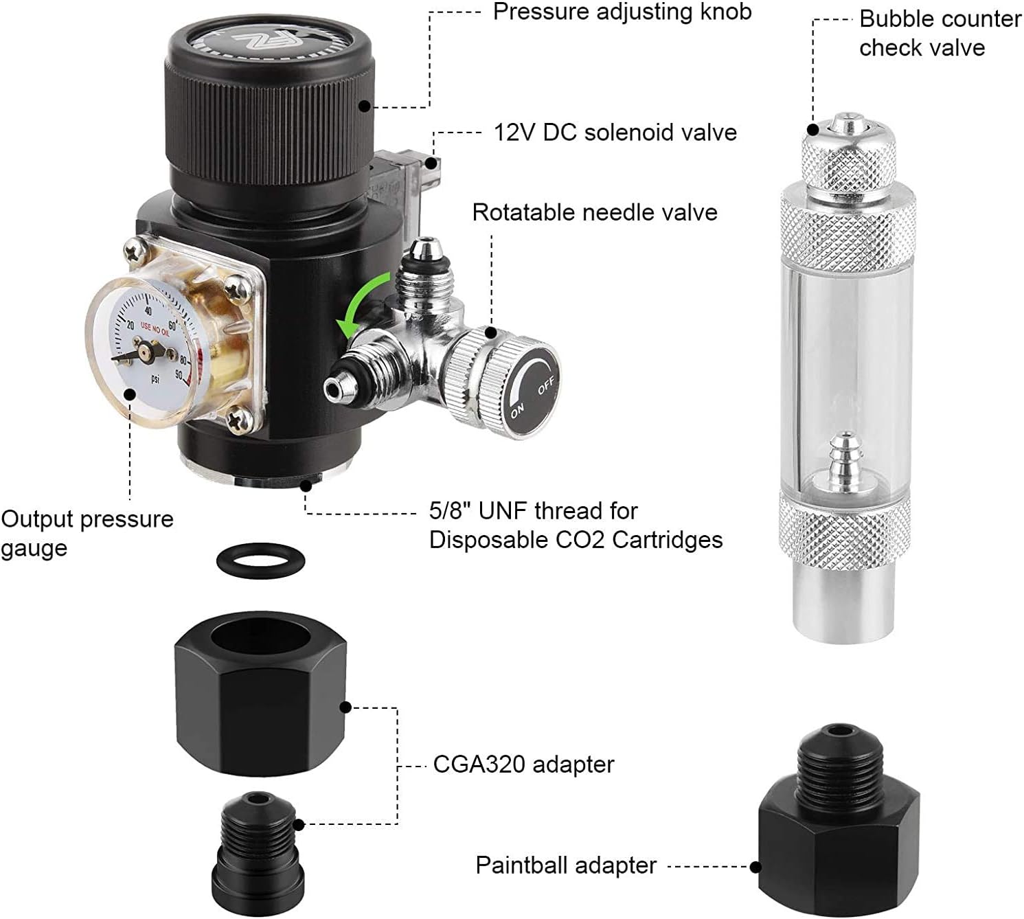 수족관 CO2 조절기 미니 시리즈 V3.0 듀얼 스테이 - Co2 Regulator Dual Stage 리뷰 및 가격