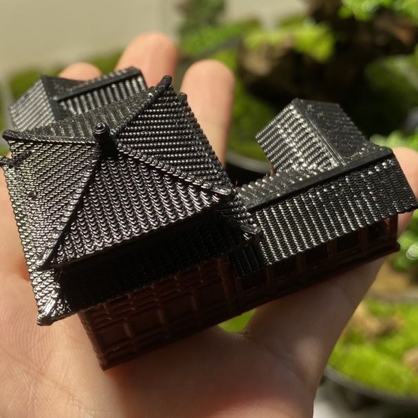 플라스틱 중국 스타일 고대 건축 모델 수족관 마이크로  - Planted Aquarium Models 리뷰 및 가격