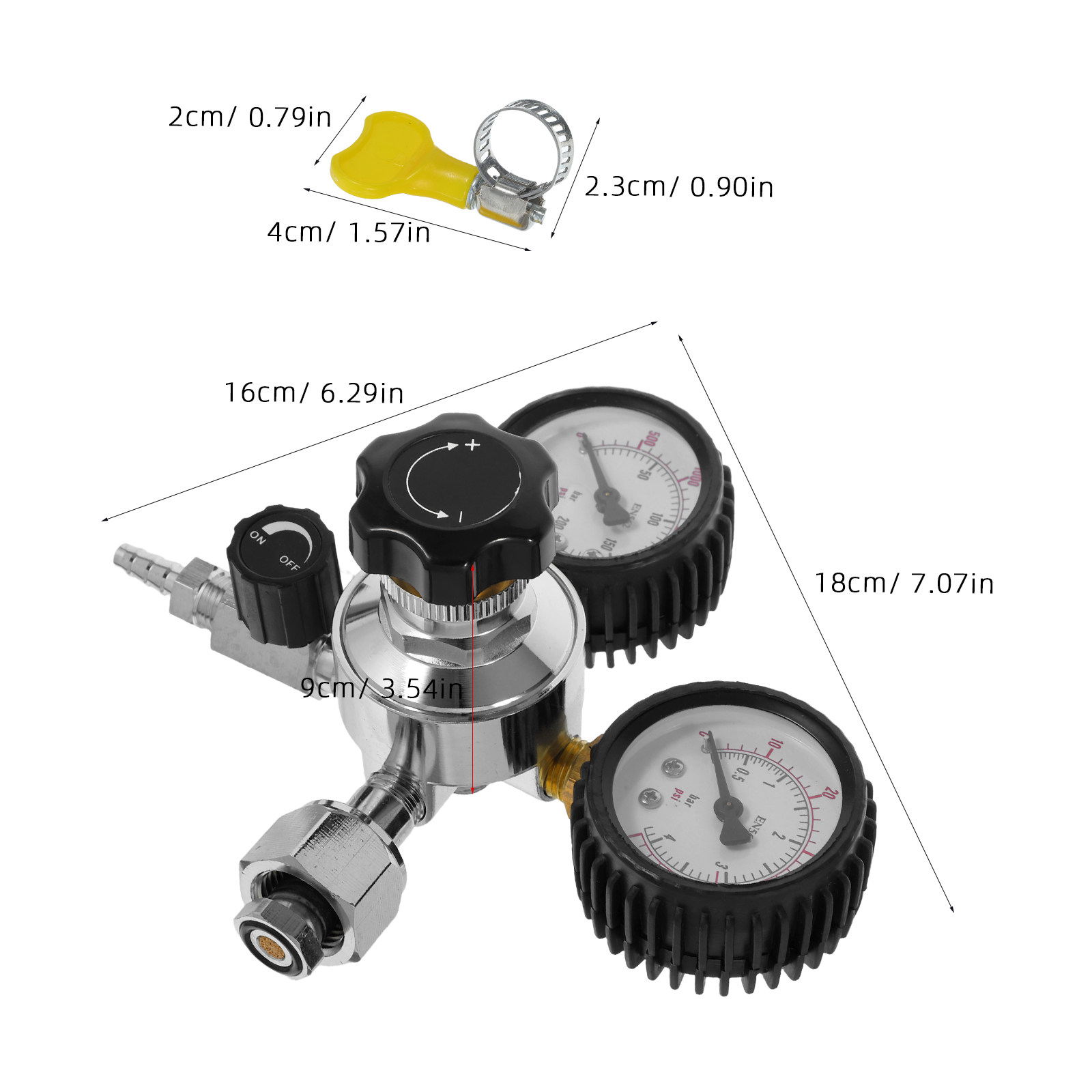 1세트 양조 장비 맥주 케그 CO2 조절기 듀얼 스테이 - Co2 Regulator Dual Stage 리뷰 및 가격