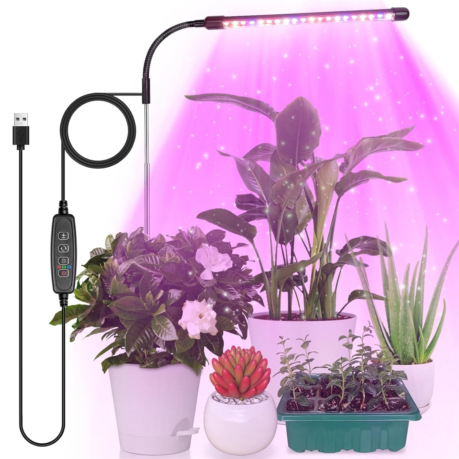 3 색 USB 성장 램프 식물 전체 스펙트럼 성장 빛  - Led Planted Tank Light 리뷰 및 가격
