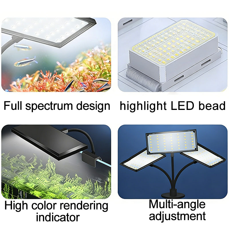 수족관 어항용 풀 스펙트럼 LED 조명, 사이클 타이밍 - Led Planted Tank Light 리뷰 및 가격