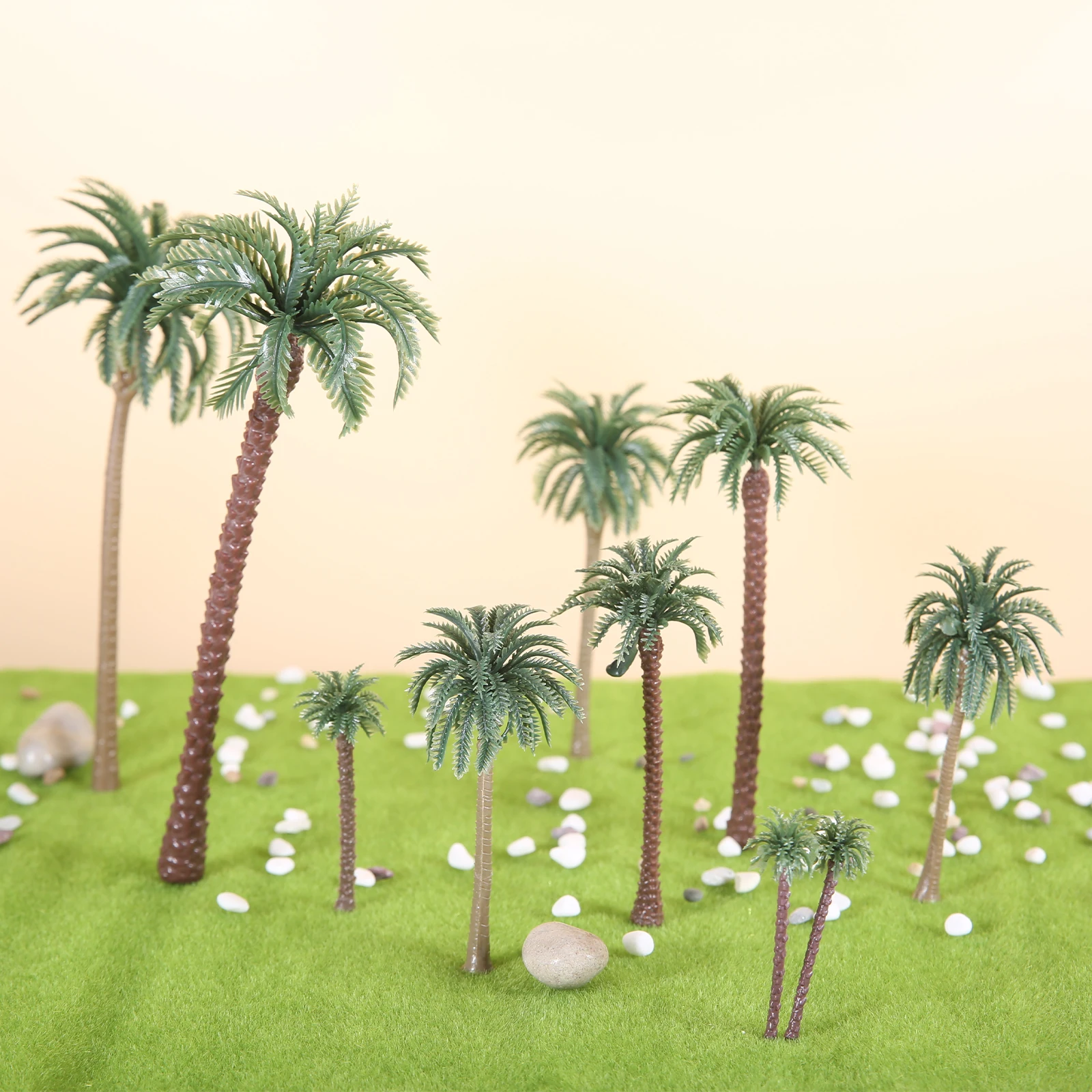 48Pcs 플라스틱 야자 나무 미니어처 풍경 풍경 디오 - Planted Aquarium Models 리뷰 및 가격