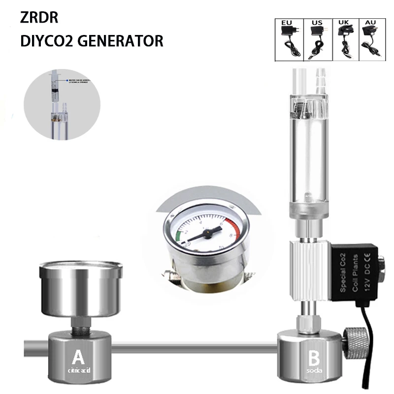 수족관 DIY CO2 반응기 생성기 시스템 키트, 수족 - Planted Aquarium Co2 System 리뷰 및 가격