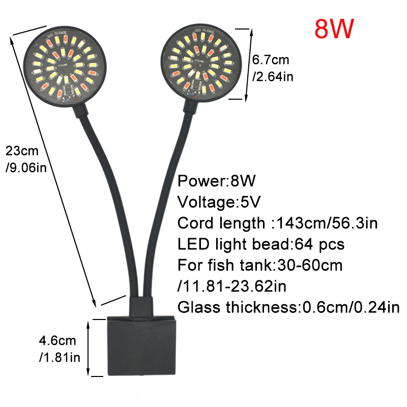 USB 수족관 LED 조명 물고기 탱크 클립 램프 전체 - Led Planted Tank Light 리뷰 및 가격