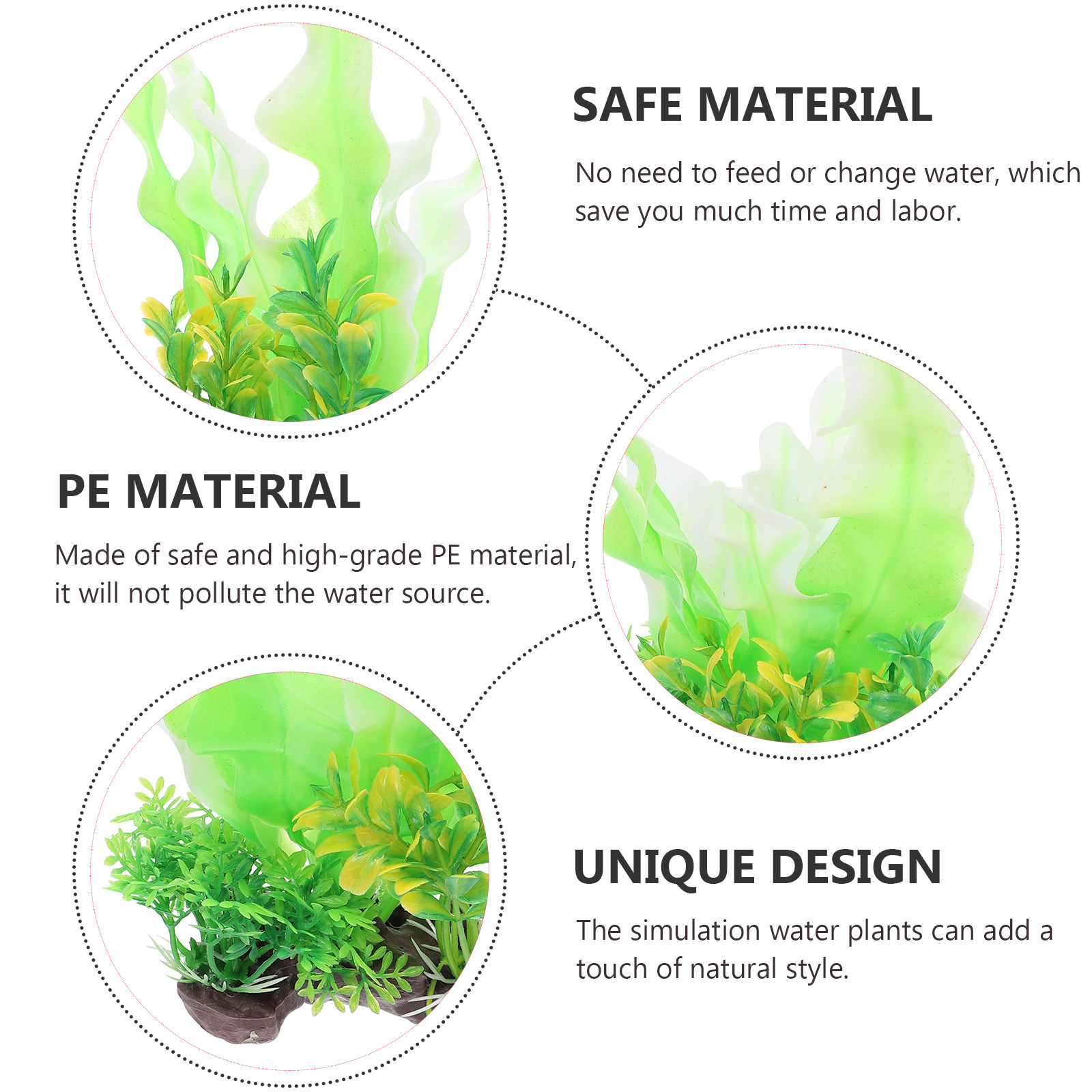 프리미엄 실물 같은 인조 수족관 식물, 어항 장식용,  - Planted Aquarium Materials 리뷰 및 가격