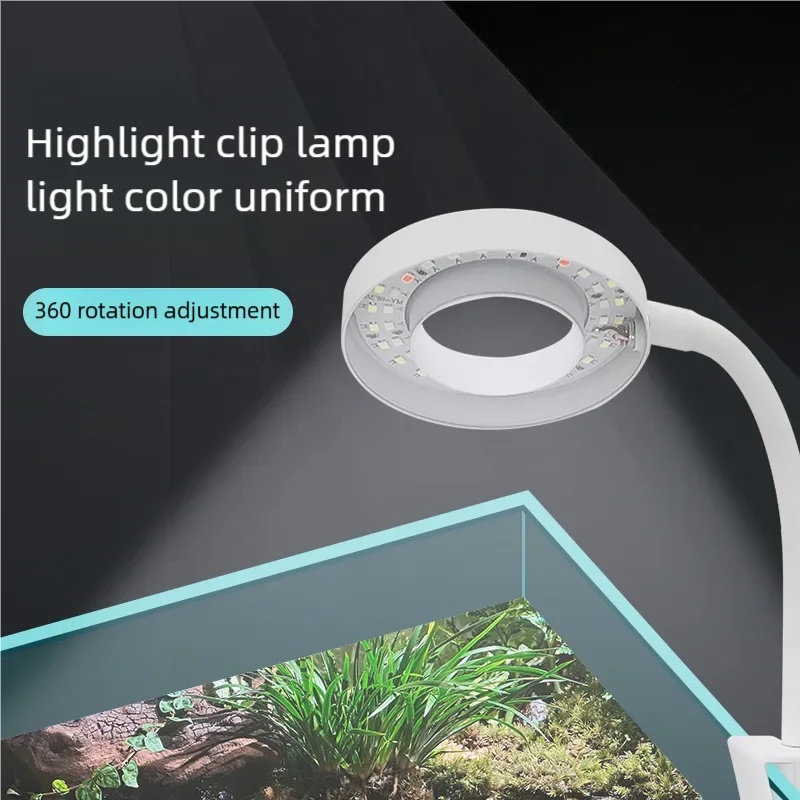 3W LED 클립형 수족관 조명 풀 스펙트럼 USB 어 - Led Planted Tank Light 리뷰 및 가격