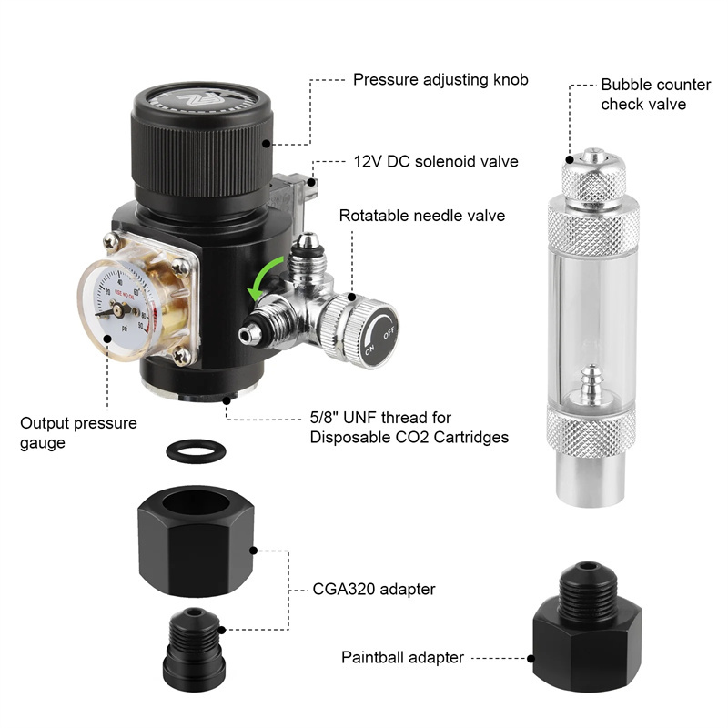 Fzone 미니 듀얼 스테이지 CO2 레귤레이터, 수족 - Co2 Regulator Dual Stage 리뷰 및 가격