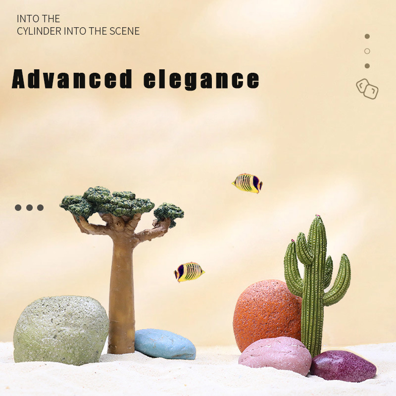 어항 장식 수족관 선인장 모형 DIY 장면 모형 미니어 - Planted Aquarium Models 리뷰 및 가격
