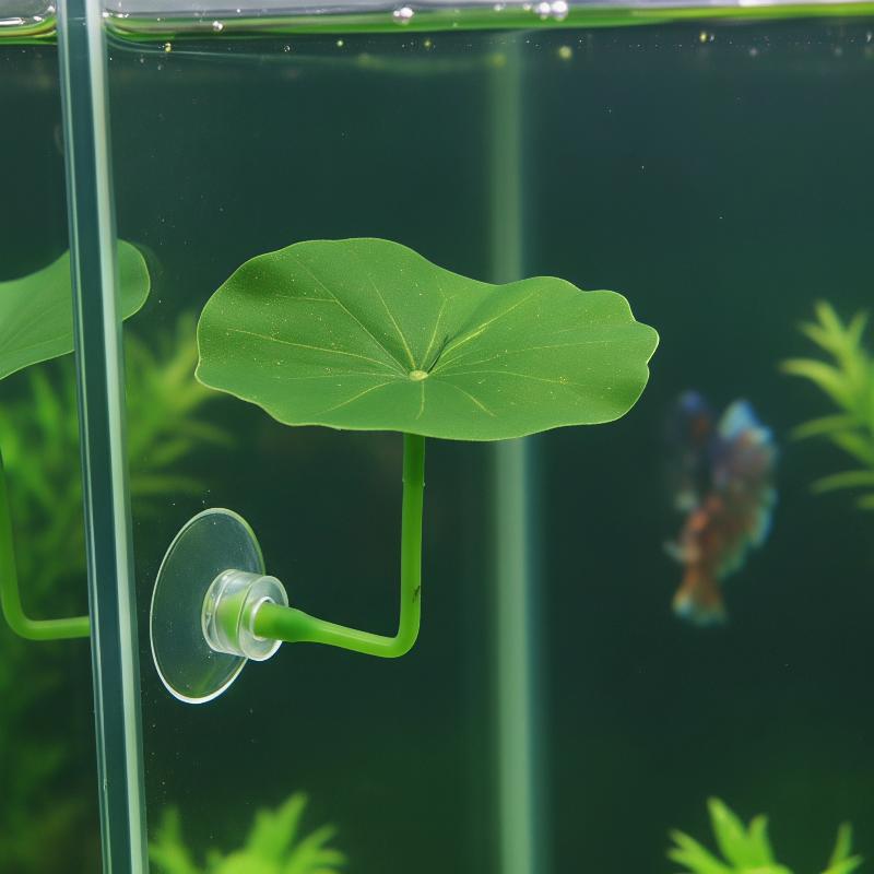 3/5/10개 플라스틱 베타 휴식 잎 모조 연꽃 잎 은 - Planted Aquarium Betta 리뷰 및 가격