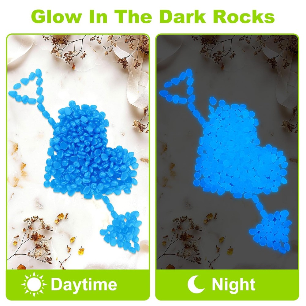 100개 야광석 세트, 1cm 작은 발광 자갈, 어항, - Planted Aquarium Materials 리뷰 및 가격
