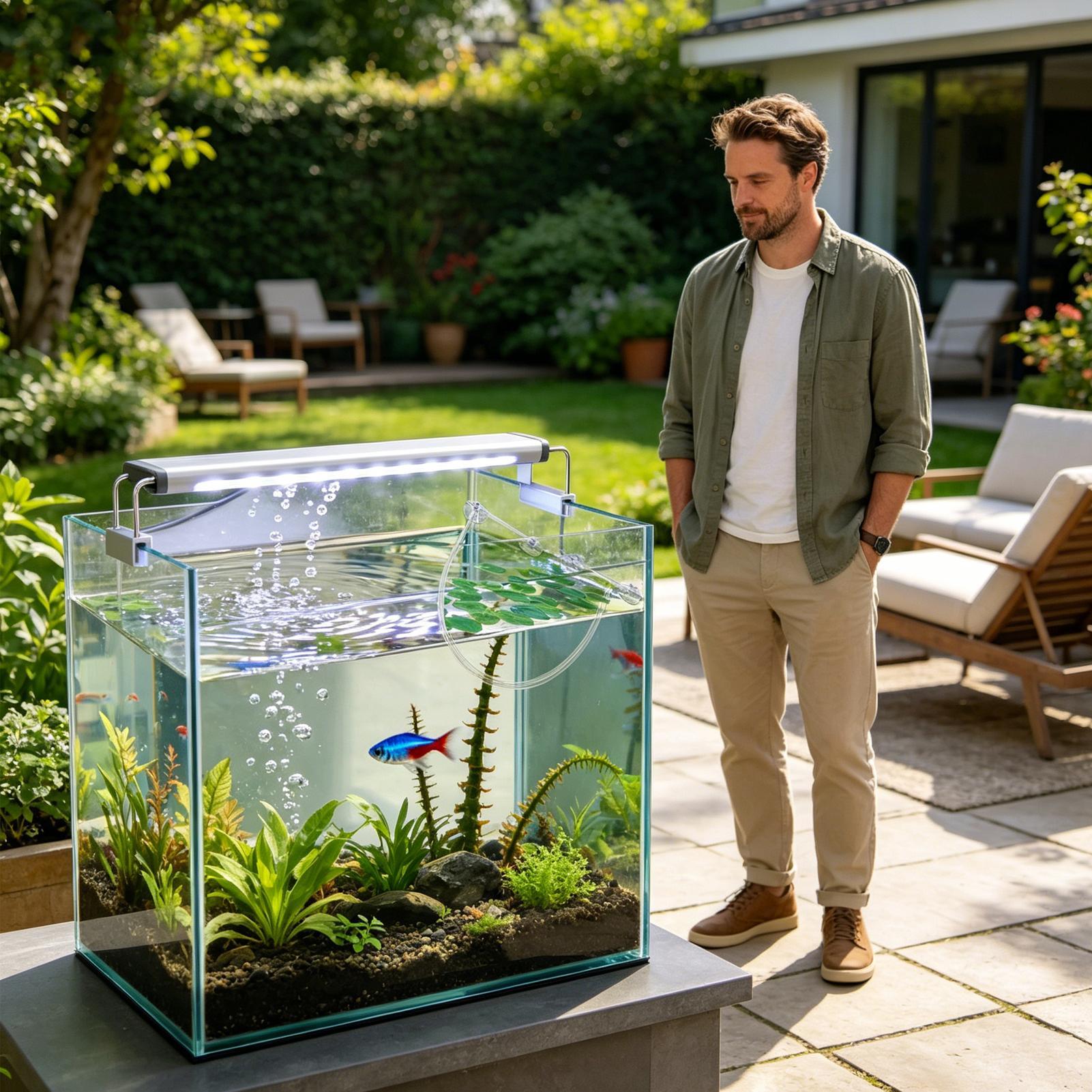 수족관 부유식 식물 차단막 자동 높이 조절식 부유식 식 - Planted Aquarium Betta 리뷰 및 가격